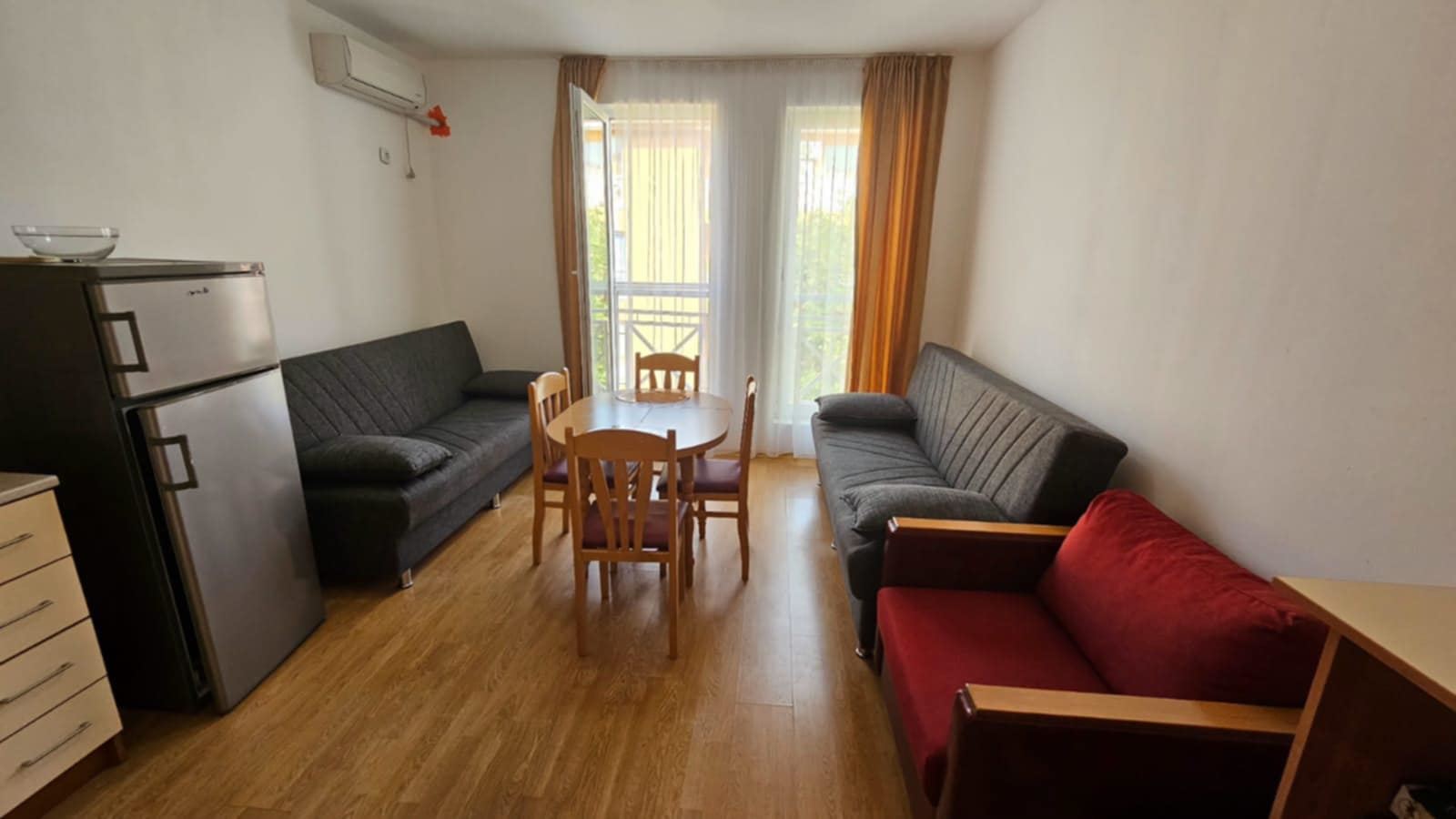 Compact studio in the Sunny Beach area – excellent infrastructure, residential electricity, and a wonderful investment
