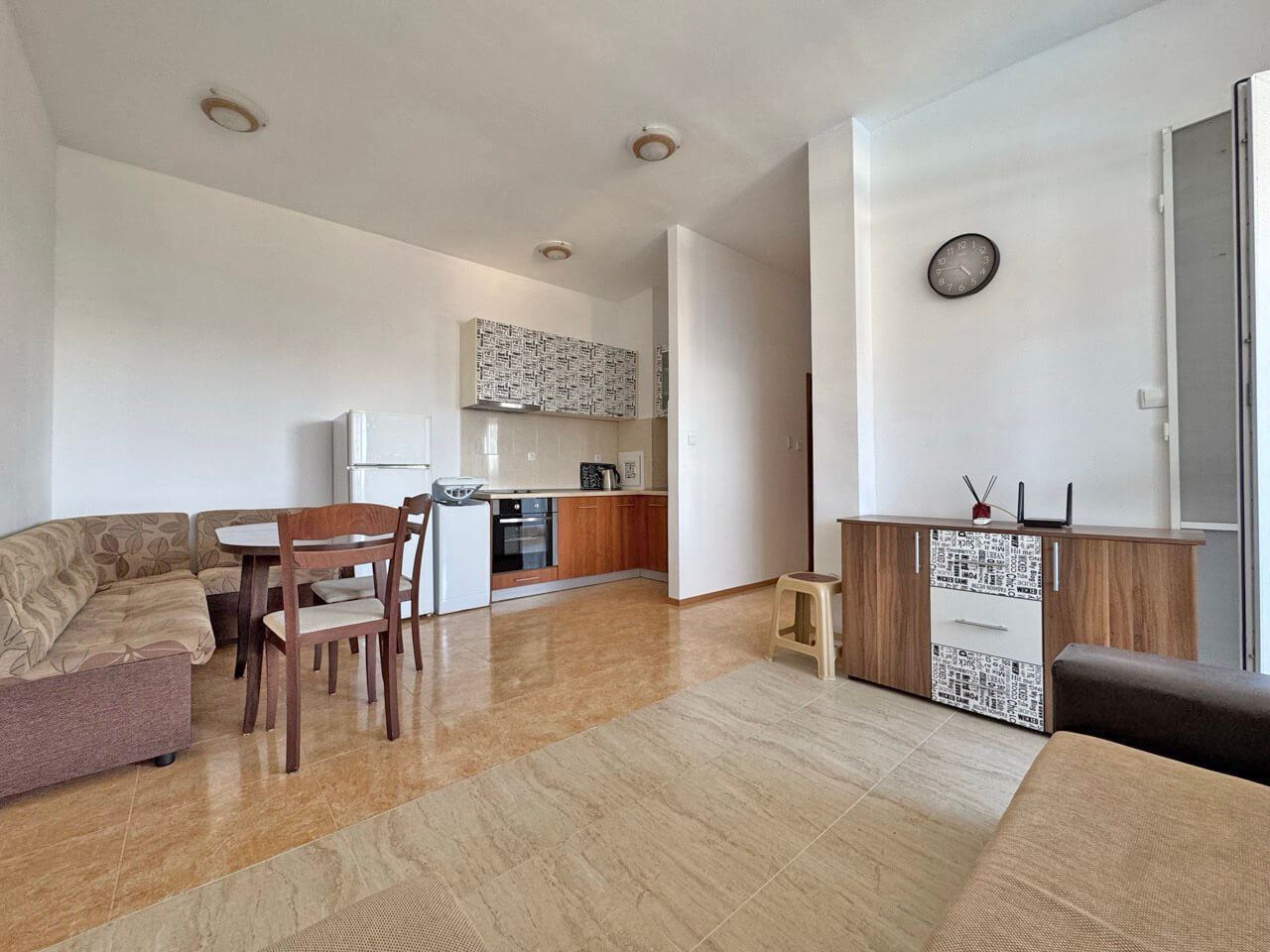 Cozy One-Bedroom Apartment with Pool View in Sunny Beach