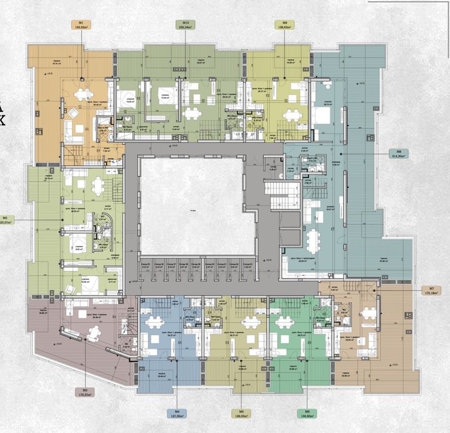 Stylish two-bedroom duplex apartment with terrace and walk-in closet in a new project in Slaveykov residential area – modern design and comfort in Burgas