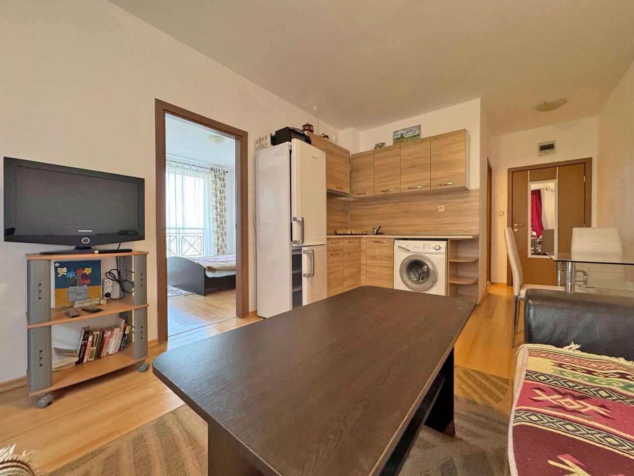 Functional Three-room Ground Floor Apartment in a Modern Complex in the Sunny Beach Area