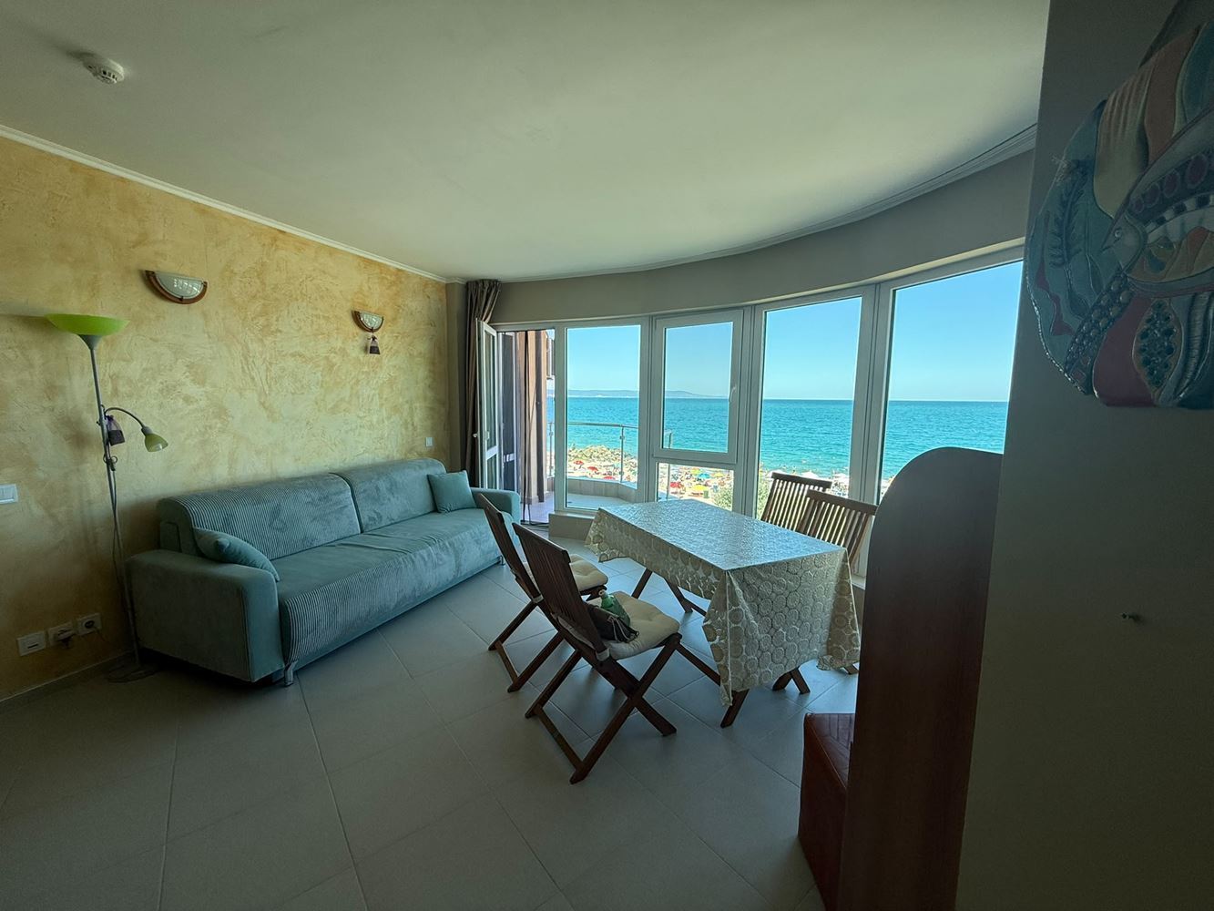 Front Sea View – Spacious One-Bedroom Apartment on the First Line in Pomorie