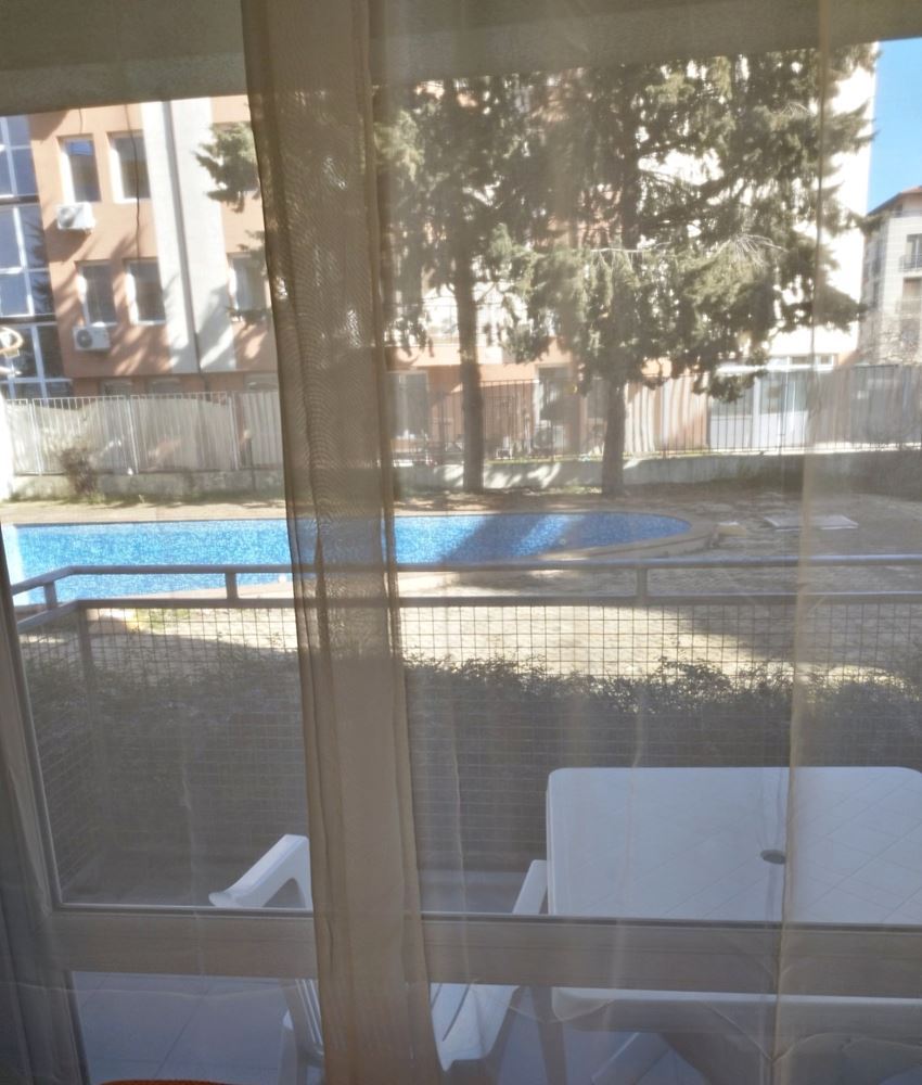 Ground-floor studio with no maintenance fee in Sunny Beach – excellent investment and year-round use