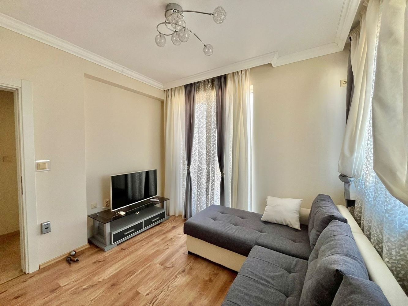 Spacious Two-Bedroom Apartment with Sea Panorama in Ravda
