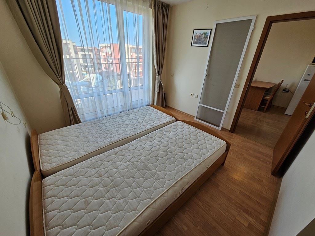 Fully Furnished One-Bedroom Apartment on the Top Floor in Sunny Beach – Pool View and Luxurious Atmosphere