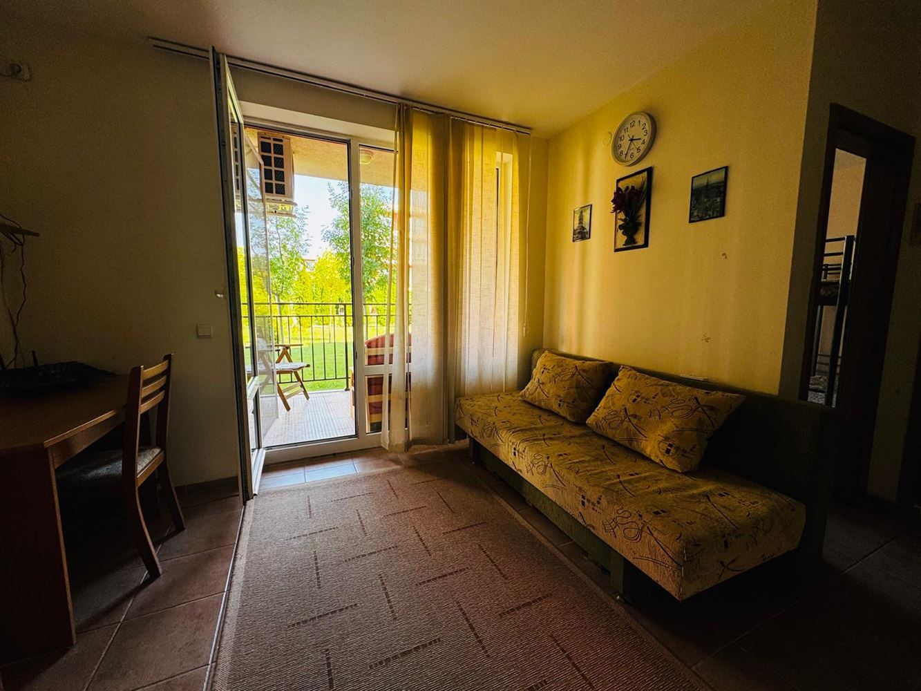 Cozy Three-room Apartment on the Ground Floor in Sunny Beach – Excellent Investment Near the Aquapark and the Sea