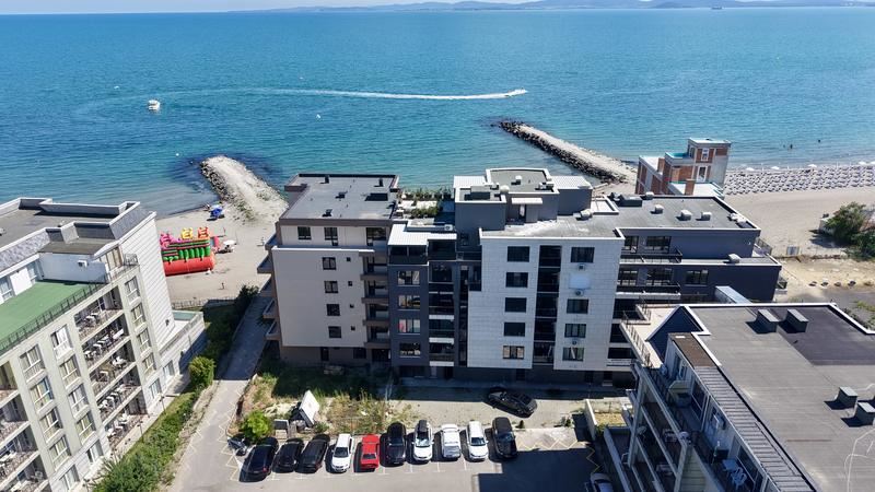 Three-room Apartment with Panoramic Sea Views in Pomorie – First Line to the Sea, South Beach and No Maintenance Fee!