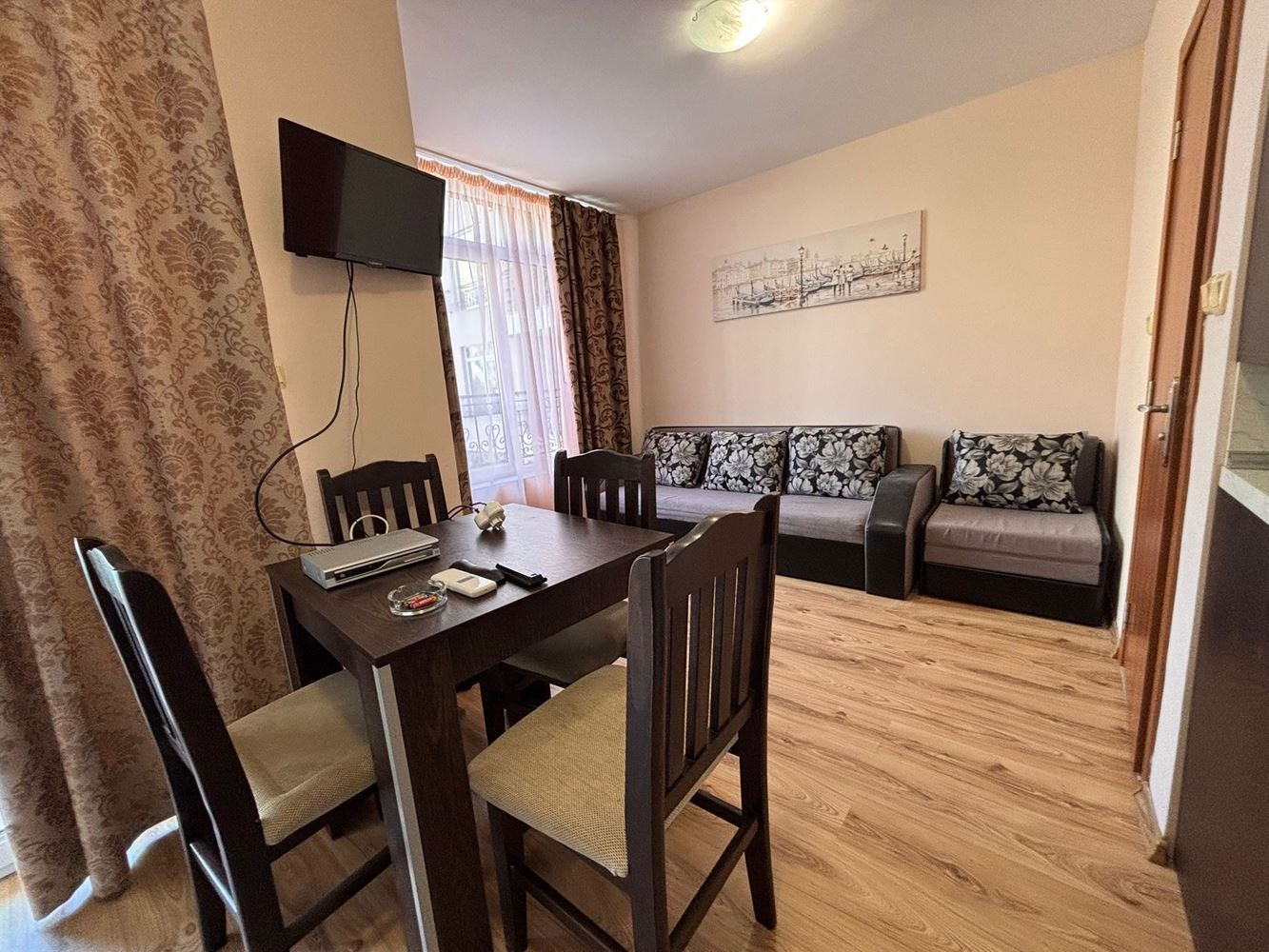 Spacious One-Bedroom Apartment with Pool View in Sunny Beach – Option for a Second Bedroom