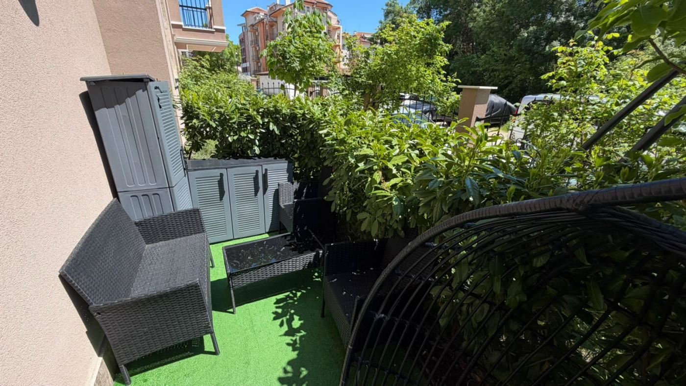 Luxury Studio with Large Veranda in a Prestigious Complex in Sunny Beach – Comfort, Greenery and SPA Relaxation