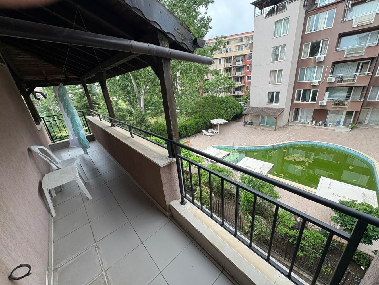Spacious studio in Sunny Beach – southern part, excellent location near Cacao Beach