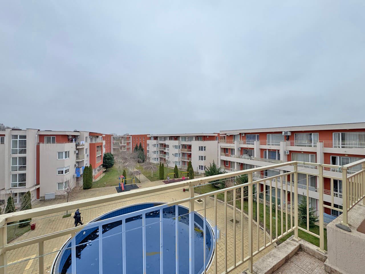 Spacious One-Bedroom Apartment with Pool View in Sunny Beach