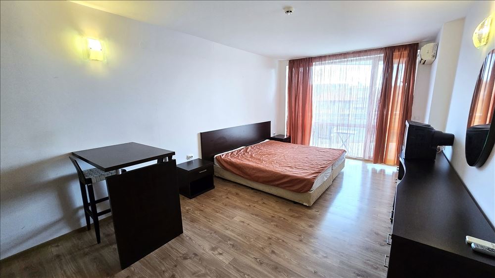 Elegant studio in an elite complex in Sarafovo – just a few steps from the beach, luxury, SPA, and a pool right in front of you