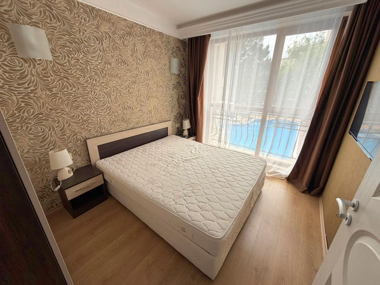 One-Bedroom Apartment with Pool View in a Year-Round Complex in the Heart of Sunny Beach