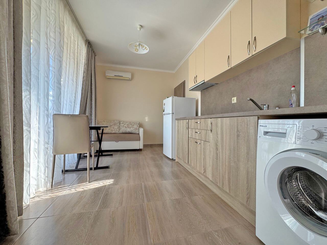 Apartment with Two Bedrooms and Pool View in a Modern Complex in Sunny Beach
