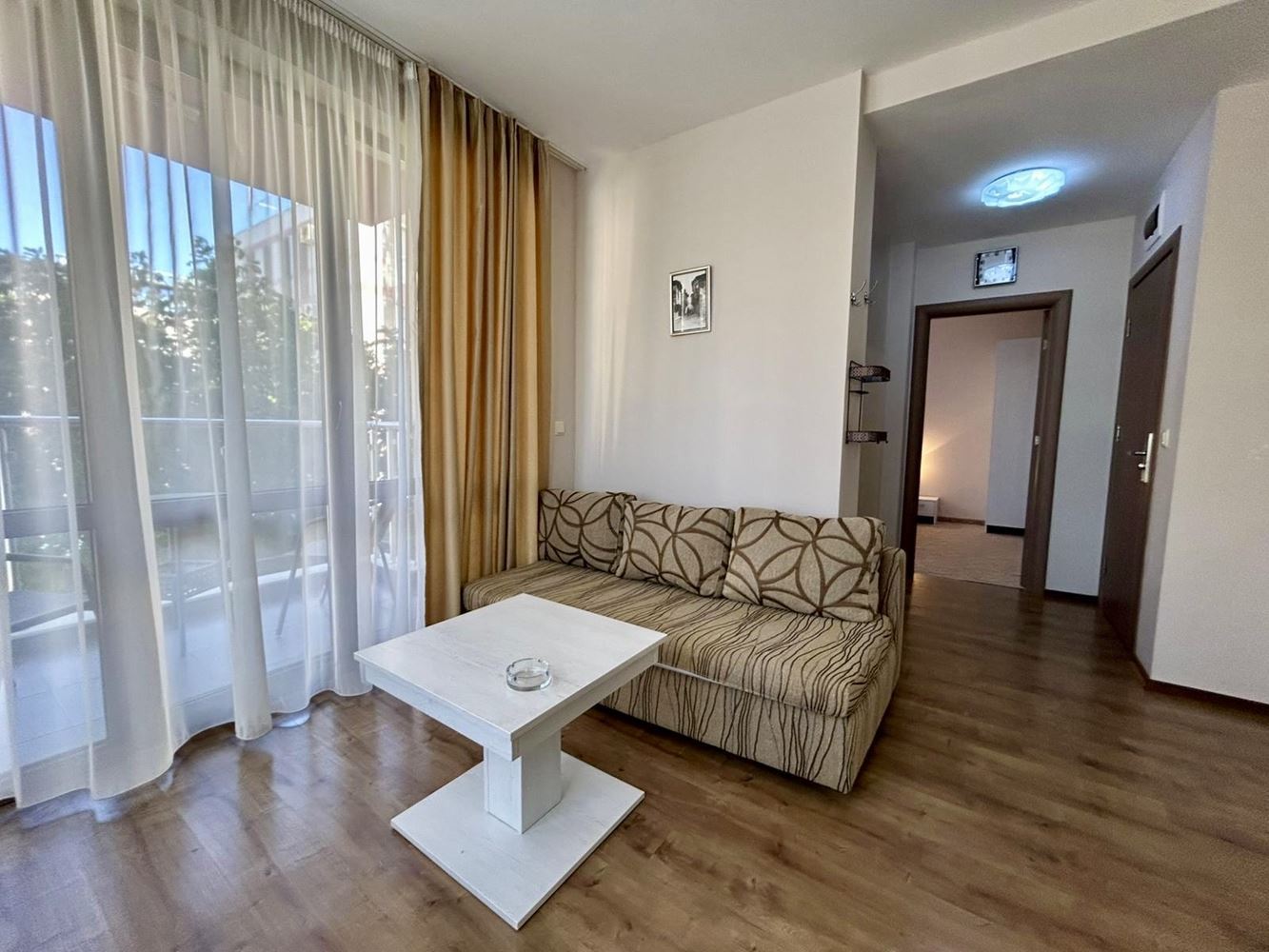 Cozy one-bedroom apartment with pool and green area view in a great complex in Sunny Beach