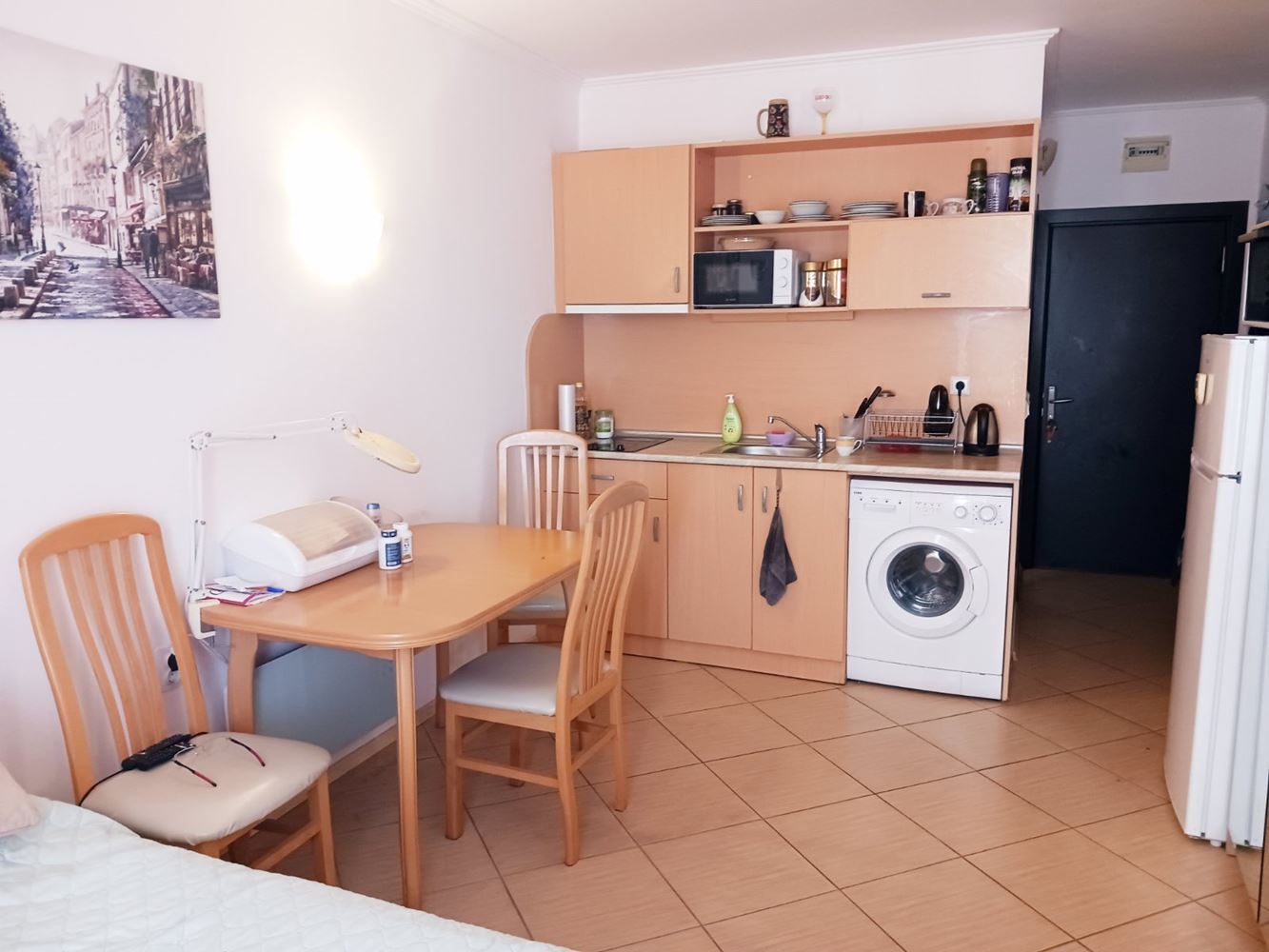 Studio Apartment with Southern Exposure and Pool View in Sunny Beach – Cosiness, Greenery and Comfort All Year Round