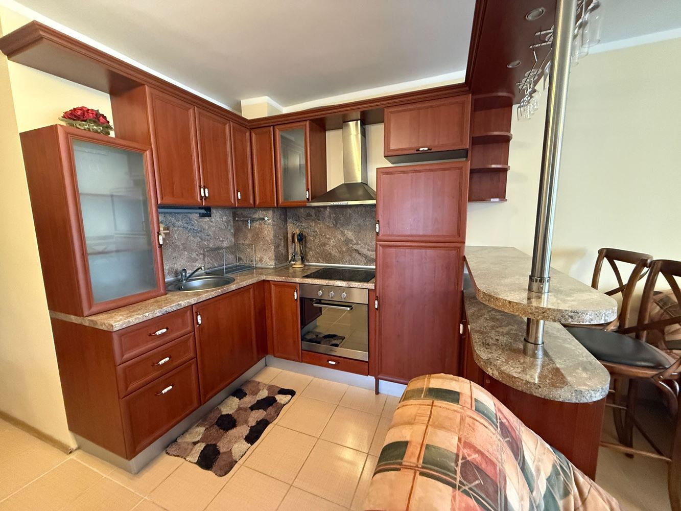 Spacious two-bedroom apartment in Sunny Beach – comfort, nature and low maintenance fee