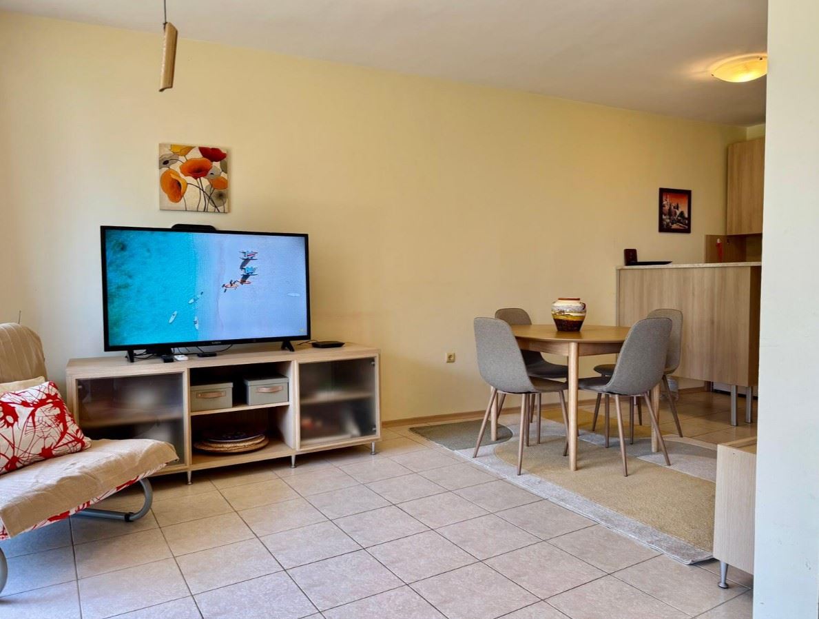Spacious Two-Bedroom Apartment on the First Line in Ravda – A Spacious Seaside Home with a Unique View