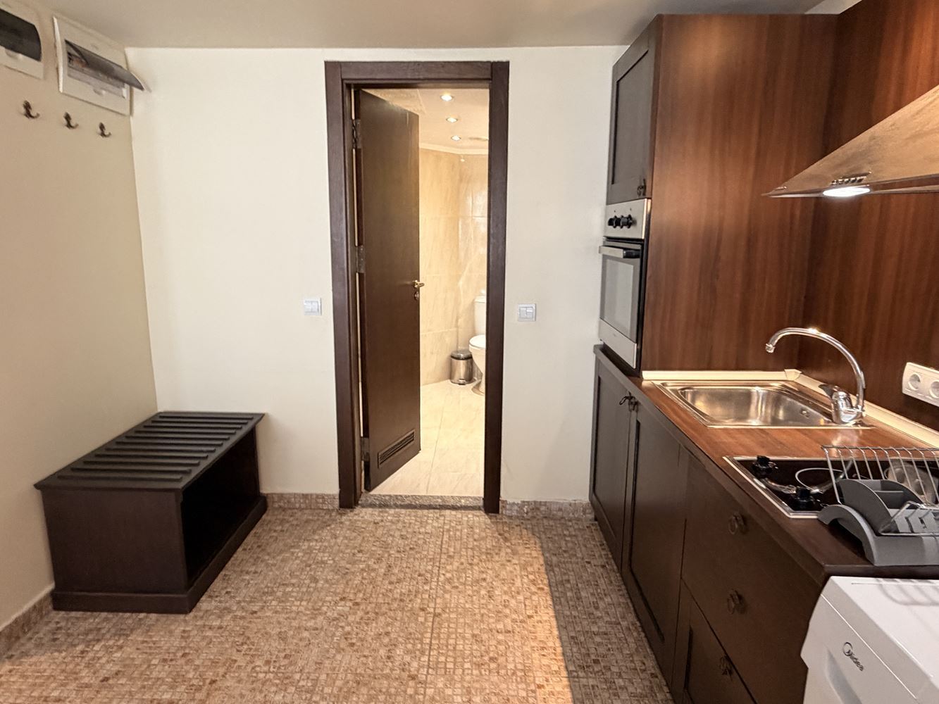 Exclusive studio with garden and direct pool access – 100 m from the sea in Sunny Beach