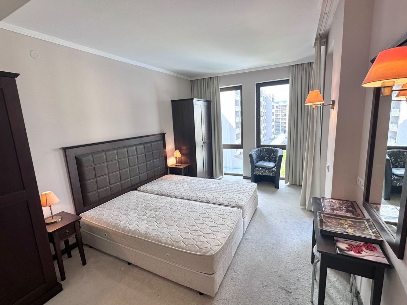 Luxury one-bedroom apartment with panoramic sea view in a prestigious complex in Sunny Beach