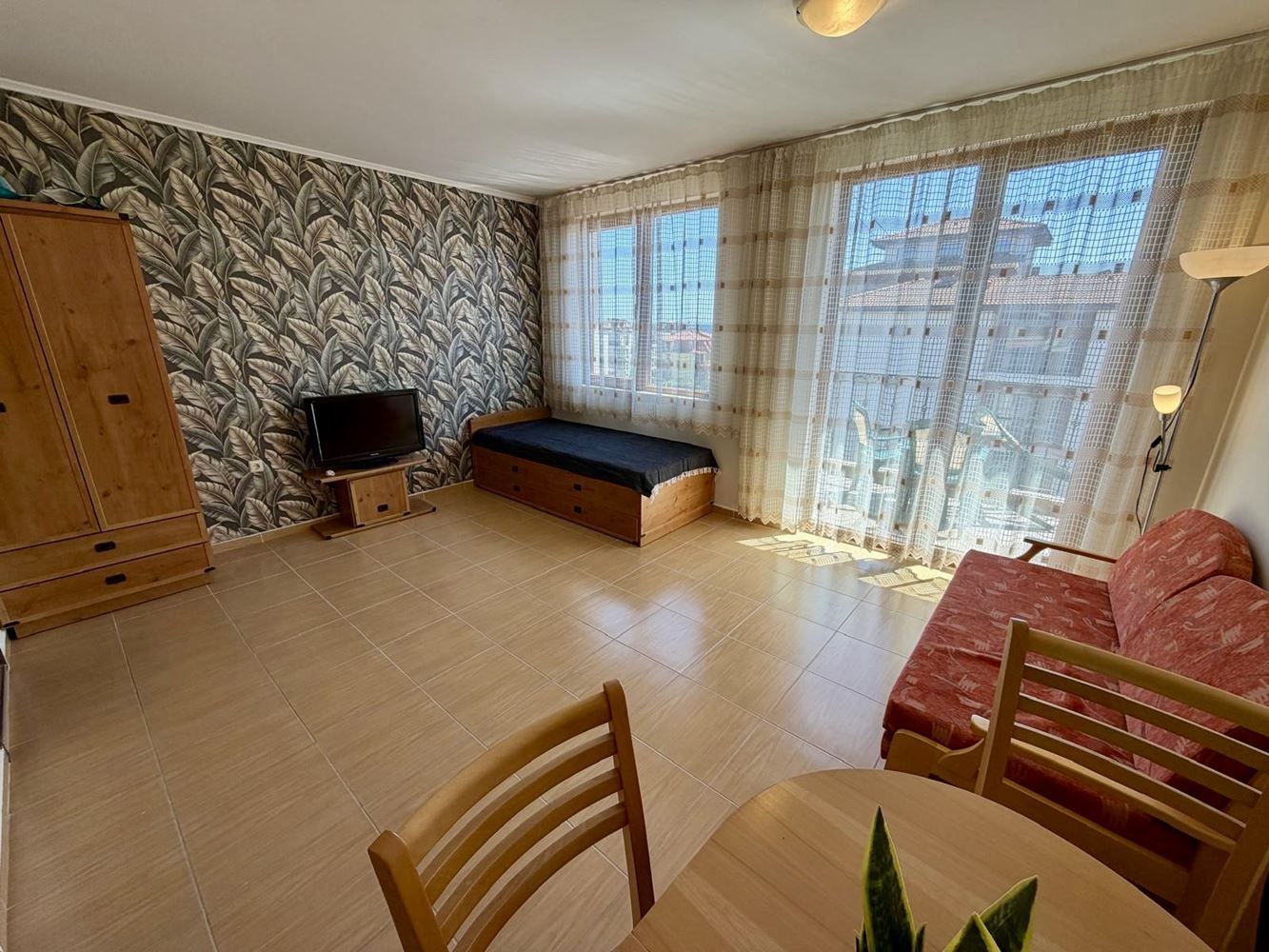 Panoramic studio with breathtaking sea view in Nessebar – ready to move in