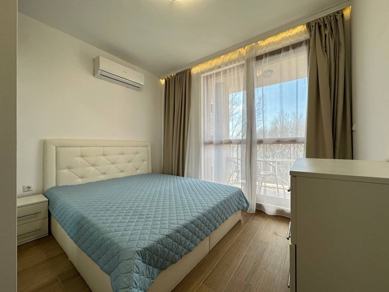 Three-room Apartment in a Premium Complex in Sunny Beach – Modern Luxury, Comfort, and Sea Atmosphere