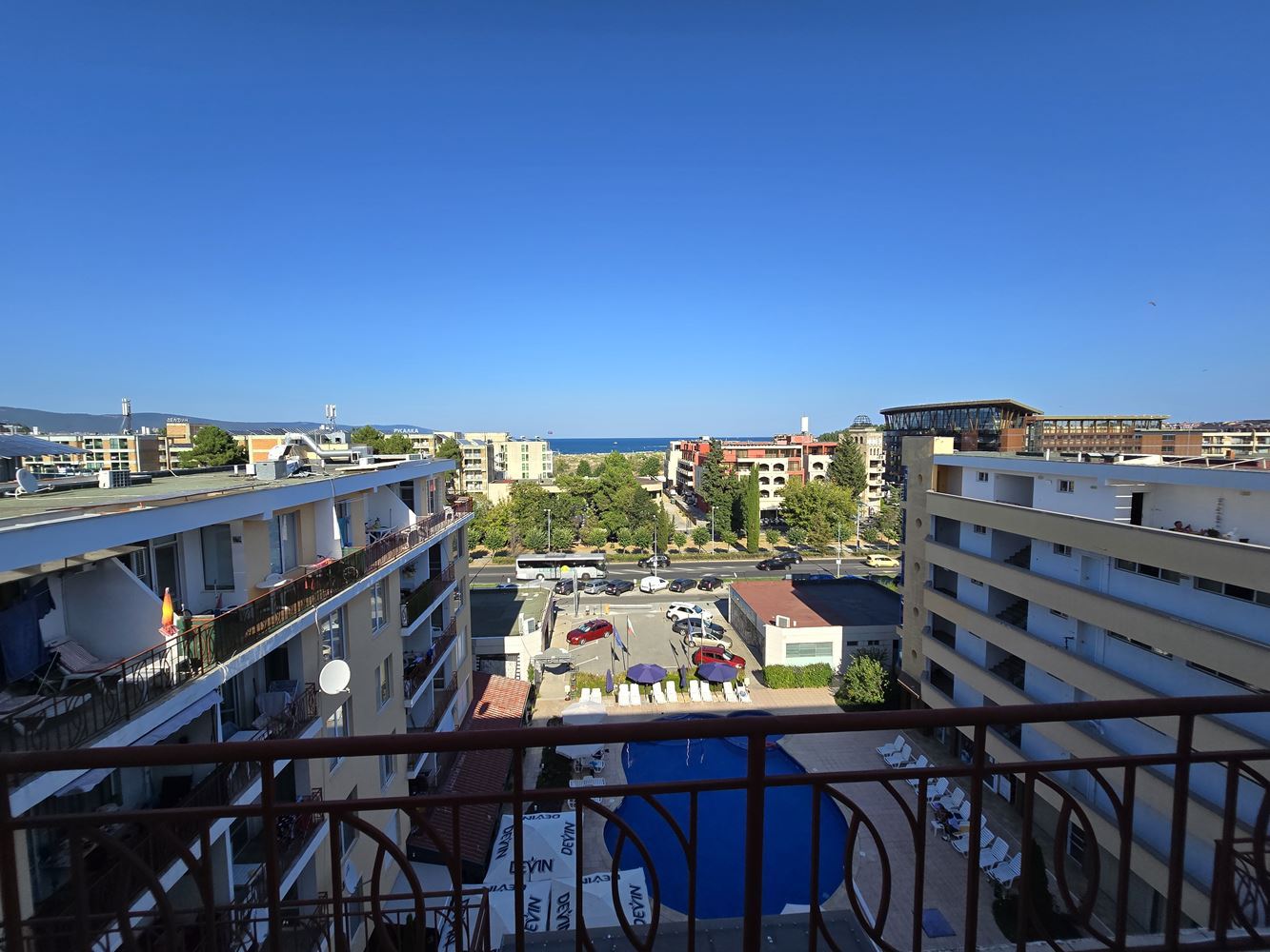 Maisonette with a Beautiful Sea View in Sunny Beach – Excellent Location Only 200 Meters from the Beach