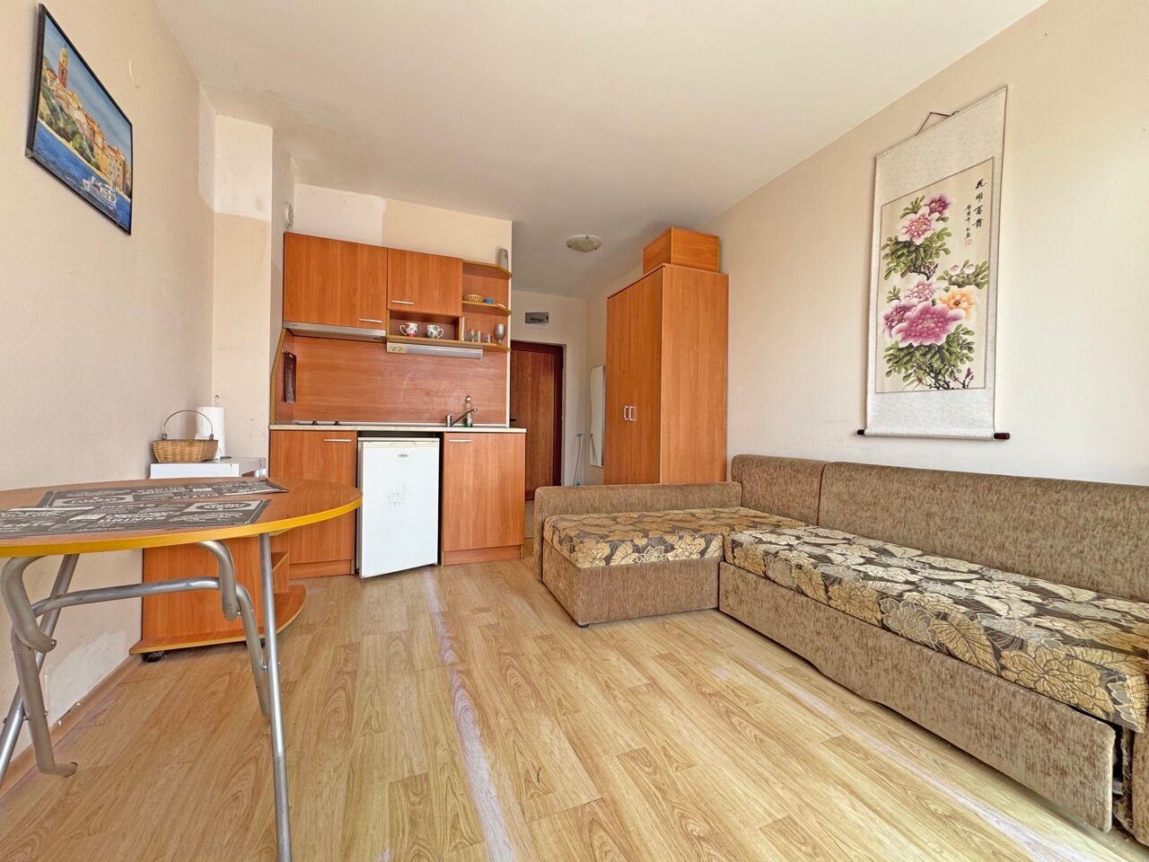 Comfortable Studio in Sunny Beach – Excellent Location, Coziness and Security Just 400 Meters from the Beach