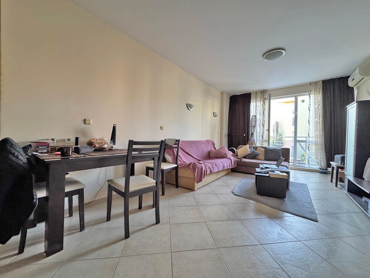 Spacious One-Bedroom Apartment with Low Maintenance Fee in Sunny Beach