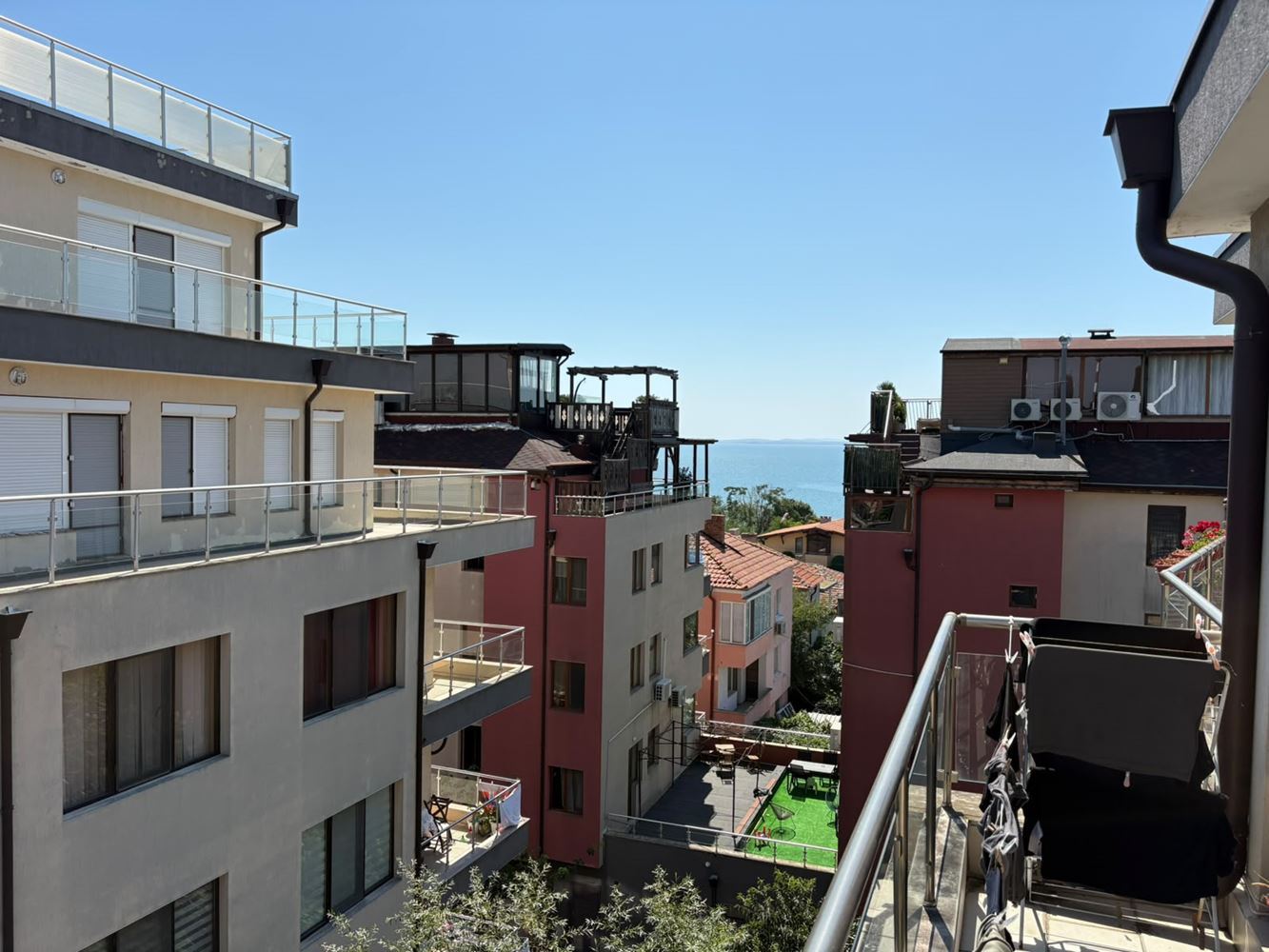 Furnished Studio with Sea View in the Heart of Sarafovo