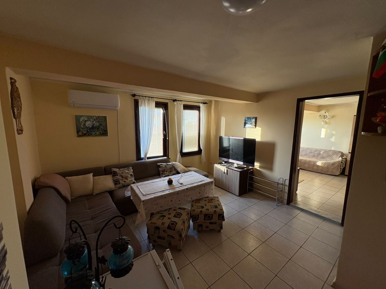 Furnished one-bedroom apartment 400 m from the sea in Sarafovo – no maintenance fee