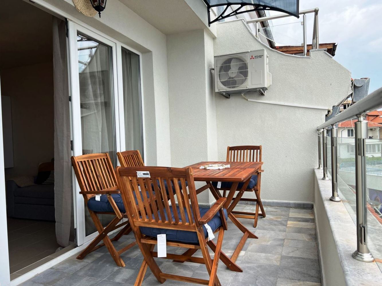 Sozopol – one-bedroom apartment on absolute first line to the sea at Harmani Beach